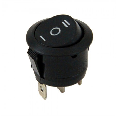 YUVARLAK 3P ON-OFF-ON ANAHTAR IC-134 KCD1-5-103