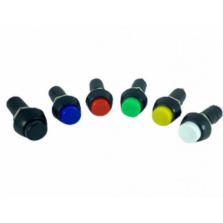 PLASTİK BÜYÜK YUVARLAK ANAHTAR IC-185 12MM RENKLİ