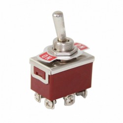 TOGGLE ON-OFF-ON 6 AYAK BÜYÜK ANAHTAR IC-158 12mm