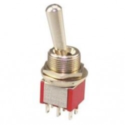 TOGGLE ON-ON 3 AYAK KALIN KOLLU KÜÇÜK  ANAHTAR  SP-1-T7