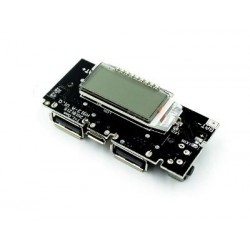 Çift USB Girişli 5V 2A Powerbank 18650 Pil Şarj Kartı