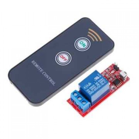 IR KUMANDALI 1 KANAL RÖLE KARTI 5V