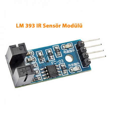 LM 393 IR Hız Sensör Modülü