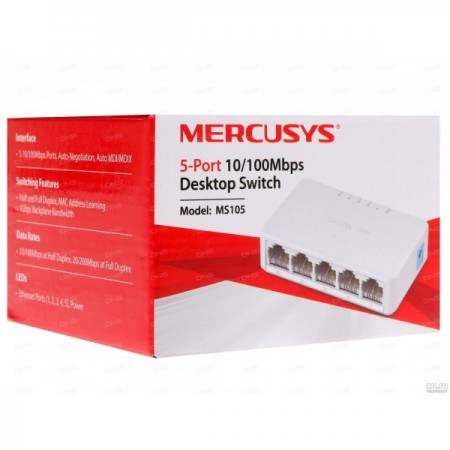 MERCUSYS 5 PORT SWITCH MS105