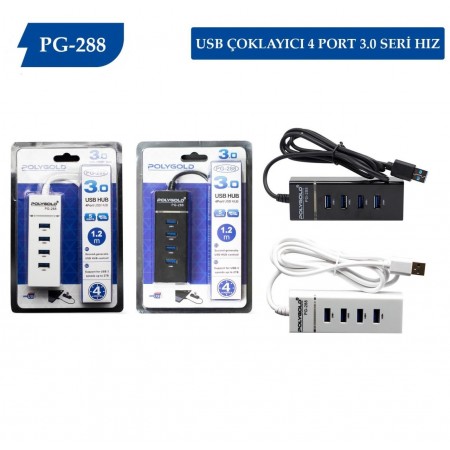 USB 3.0 4 PORT ÇOKLAYICI               KİLERCİ PG 288