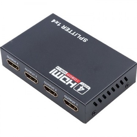 HDMI SPLİTTER ÇOKLAYICI 4 PORTLU ADAPTÖRLÜ 1X4