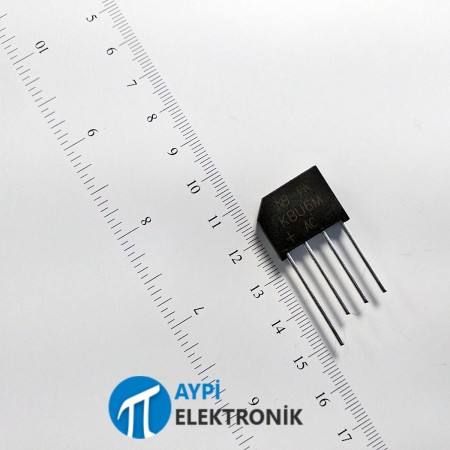 6A TARAK TİP KBU6M                    DİYOT KÖPRÜ