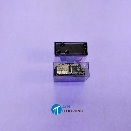 12V 10A 5 AYAK  HLS-14F1L-DC12V ŞEFFAF RÖLE