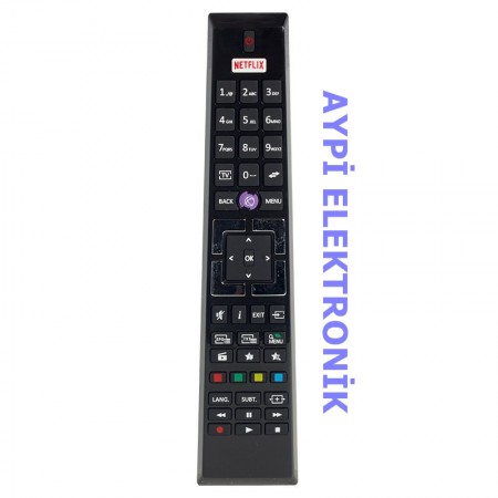 Vestel Regal Seg Netflix Tuşlu Lcd Led Tv Kumandası
