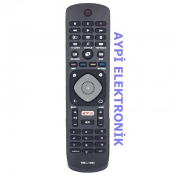 Philips RM-L1285 Netflix Universal Lcd Led Tv Kumandası TK-19145 AYNI