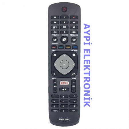 Philips RM-L1285 Netflix Universal Lcd Led Tv Kumandası TK-19145 AYNI