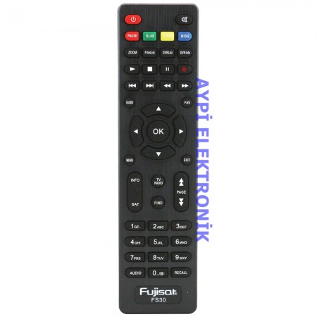 WEKO KR FUJISAT FS-30HD ORJİNAL HD UYDU KUMANDASI