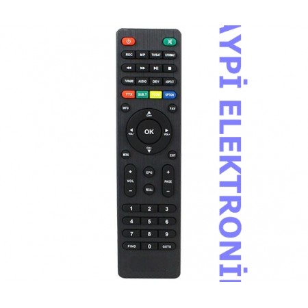 HERZ KR TRIDENT 7000 MINI HD UYDU KUMANDA