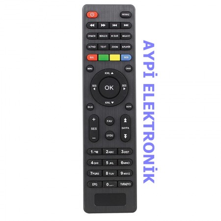 MERSAT VIP, HOMETECH, KORAX, TECHNİKSAT MİNİ HD, STARCOM 2000-2050 HD UYDU KUMANDASI