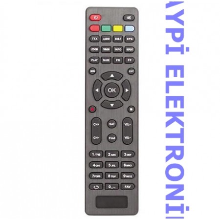 WEKO KR MICROSTAR HD*TELEDÜNYA FORTE ELİTE HD8900*ROWELL RVL-9500 HD UYDU KUMANDA