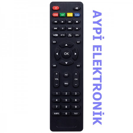 WEKO/TİNKO KR REDLİNE TS-100 HD VE T SERİSİ YOUTUBE TUŞLU HD UYDU KUMANDA (3444=34271=13281)