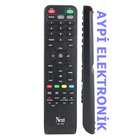 ORJİNAL KR NEXT MİNİX CX HD * NEXT AMIGO +PLUS UNIVERSAL KUMANDA (NEXT UK-150 )