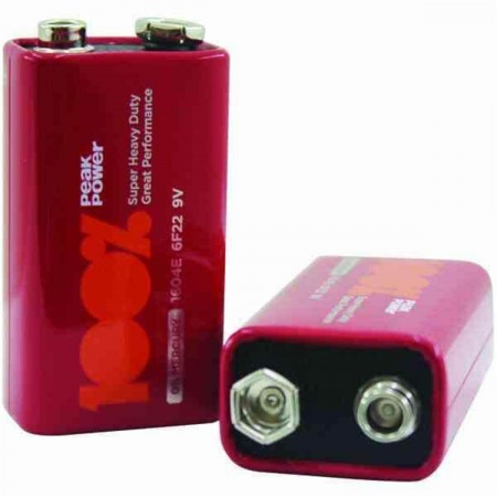 PeakPower 9V Çinko Karbon Pil 1 Adet