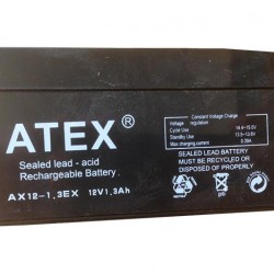 AKÜ  12 V 1,3 A           ORBUS ATEX