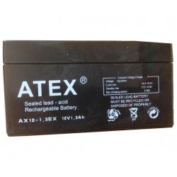 AKÜ  12 V 1,3 A           ORBUS ATEX