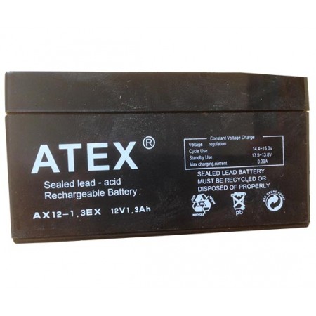 AKÜ  12 V 1,3 A           ORBUS ATEX