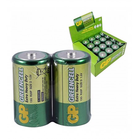 GP D PİL  1,5V 2Lİ BÜYÜK