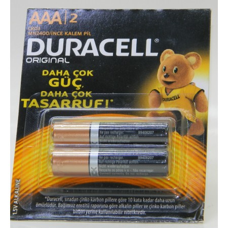 Duracell AAA İkili Pil