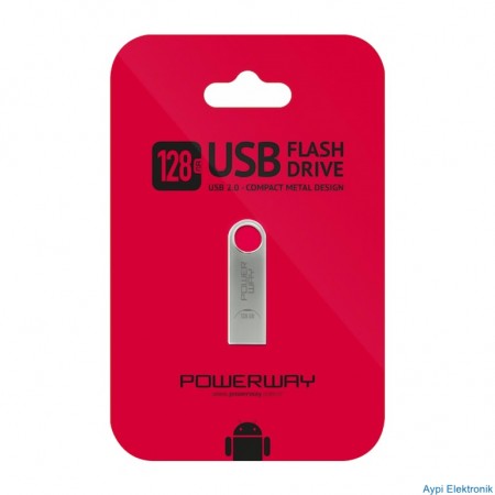 POWERWAY PW-128 128 GB USB 2.0 FLASH BELLEK - 10395