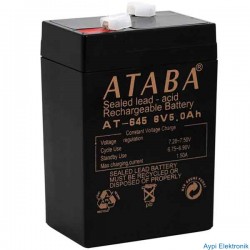 AKÜ 6 VOLT 5 AMPER ATABA AT-645 IŞILDAK AKÜSÜ - 1204