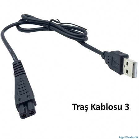 POWERMASTER TIRAŞ MAKİNALARI İÇİN USB ŞARJ KABLOSU (3) - 12447
