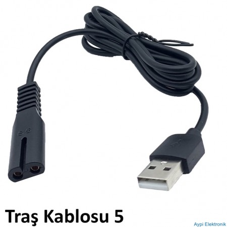 POWERMASTER TIRAŞ MAKİNALARI İÇİN USB ŞARJ KABLOSU (5) - 12449