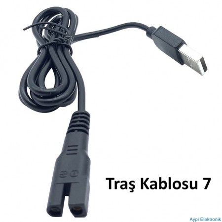 POWERMASTER TIRAŞ MAKİNALARI İÇİN USB ŞARJ KABLOSU (7) - 12452