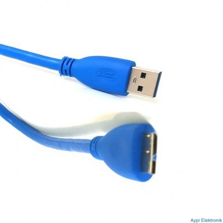 POWERMASTER PM-12900 USB 3.0 MAVİ 30 CM DATA MİCRO USB KABLOSU - 12900