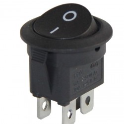 YUVARLAK IŞIKSIZ ANAHTAR ON-OFF 4 PİNLİ IC-133-4 - 16753