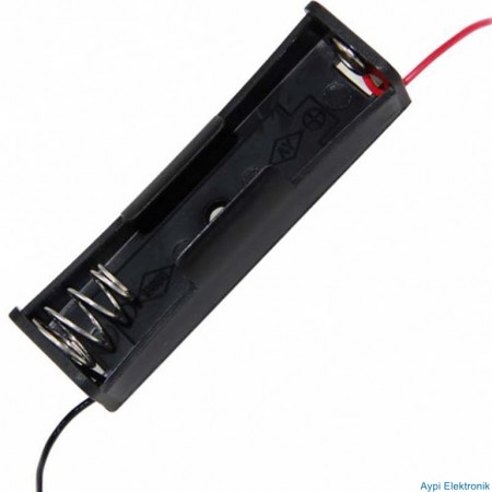 PİL YUVASI TEKLİ 18650 PİLLER İÇİN (BH-18650) POWERMASTER - 17370