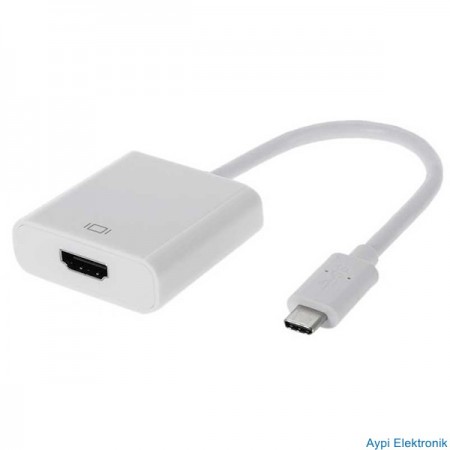 POWERMASTER PM-18231 USB TYPE-C TO HDMI ÇEVİRİCİ KABLO - 18231