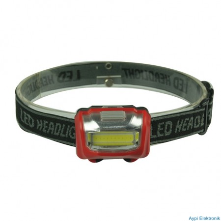 POWERMASTER PM-1851 COB LED PİLLİ KAFA FENERİ - 1851