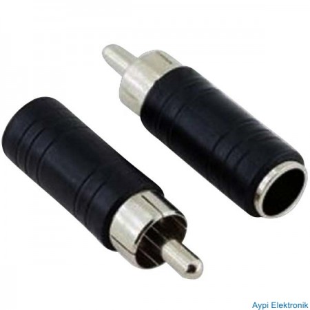 1 RCA ERKEK / 6.3 MM DİŞİ JACK ÇEVİRİCİ  CJ-3085 - 1096