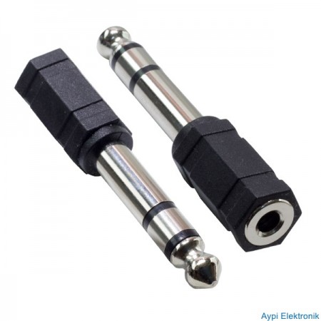 6.3 MM ST E/3.5MM 1D ÇEVİRİCİ  (3.5MM-6.3MM YÜKSELTİCİ) - 5422