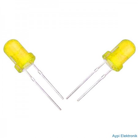 HALMET LED 5MM SARI - 7218