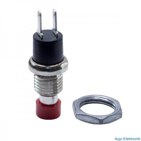 MİNİ BUTON KIRMIZI  (IC-177) * PBS-105 DİYAFON BUTON - 10662