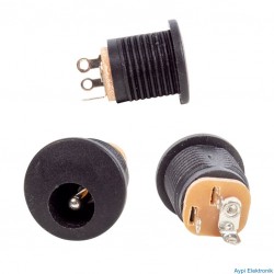 DC ŞASE 2.1 MM  YUVARLAK SOMUNLU IC-257 M:15335