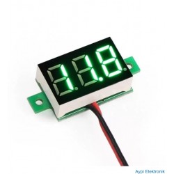 MİNİ  DC VOLTAJ GÖS. VOLTMETRE YEŞİL DSPLAY