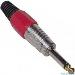 GİTAR JACK MONO METAL SİYAH*KIRMIZI - 7074