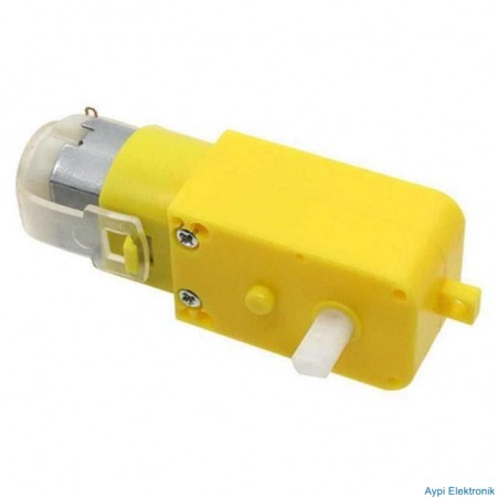 6 V 250 RPM REDÜKTÖRLÜ  SARI MOTOR OZK 263