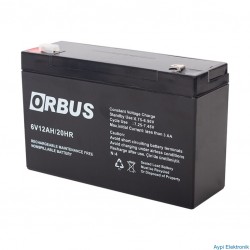 AKÜ 6 VOLT 12 AMPER POWERMASTER * ORBUS * ATEX ( 150 X 50 X 94 MM ) - 868