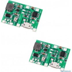 J5019 Step Up 18650 Lityum Pil Şarj Deşarj Entegre Modülü