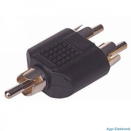 1RCA E/2RCA ERKEK ÇEVİRİCİ JACK - 3629