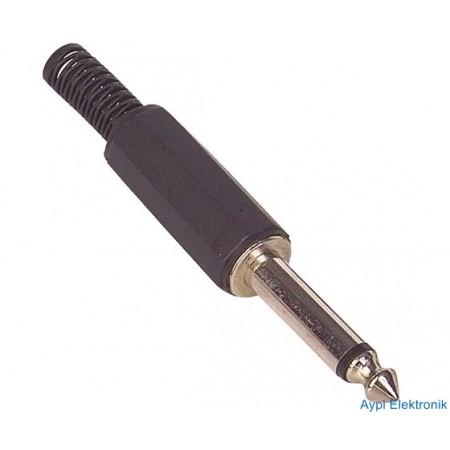 6.3 MM MONO PLASTİK GİTAR JACK - 1596