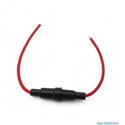 KABLOLU CAM SİGORTA YUVASI SİYAH IC 237C              İNTERCOM